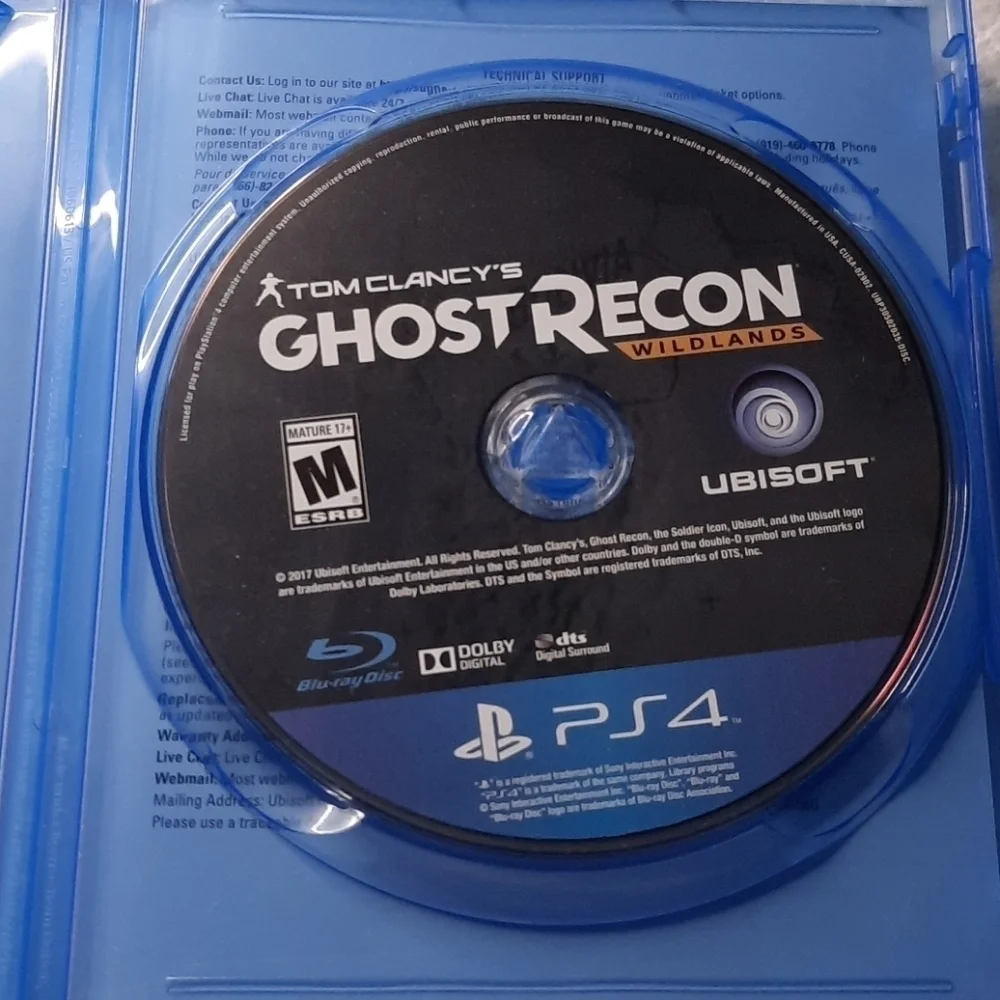 PS4 Tom Clancy Ghost Recon Wildlands